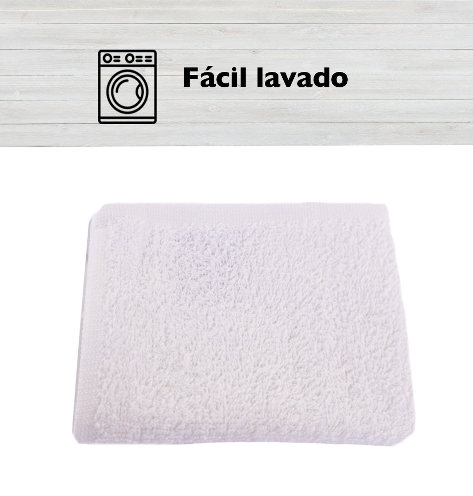 Toalla Facial Blanca
