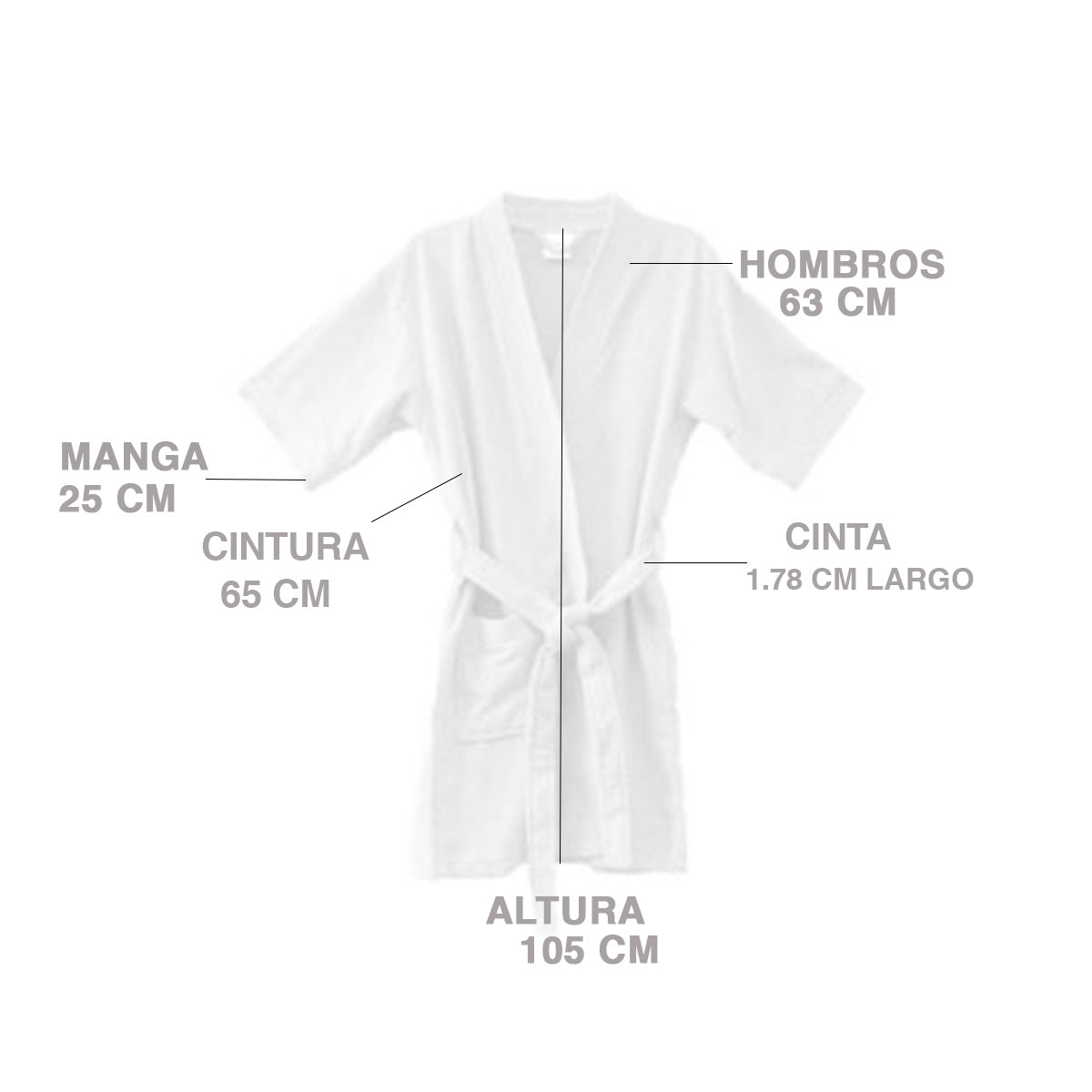 Bata para Baño de Felpa