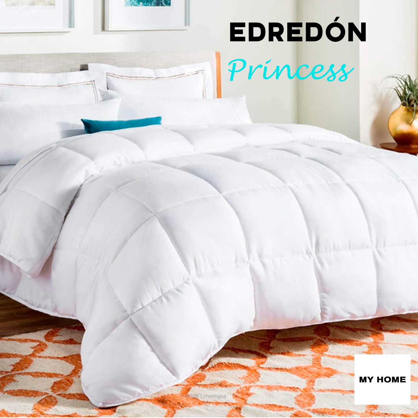 Edredón Princess con forro de algodón 100 %