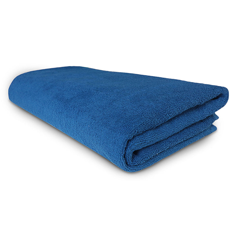 Toalla de piscina azul rey