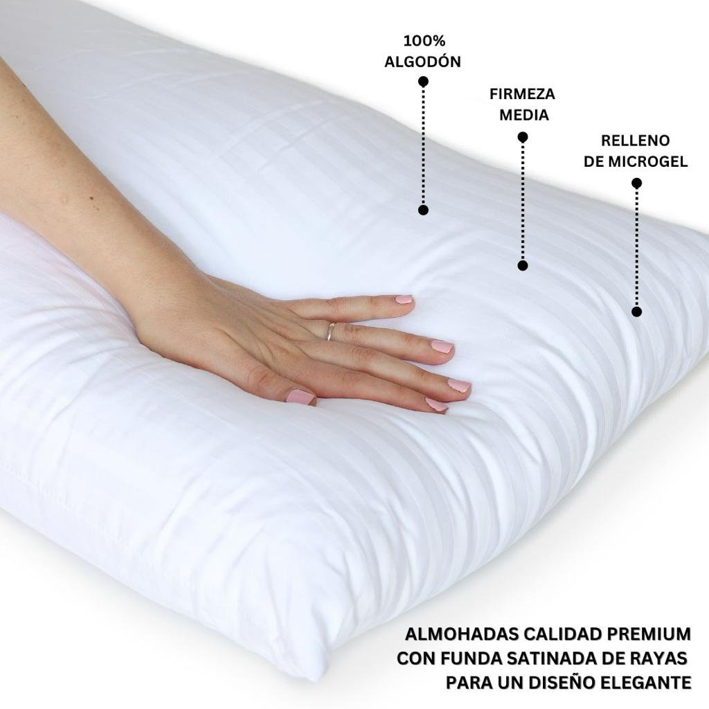 Almohadas Promocionales - paquete de dos piezas, Satin Stripe