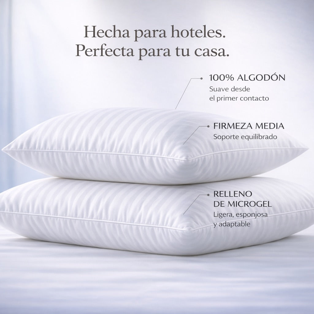 Almohadas Promocionales - paquete de dos piezas, Satin Stripe