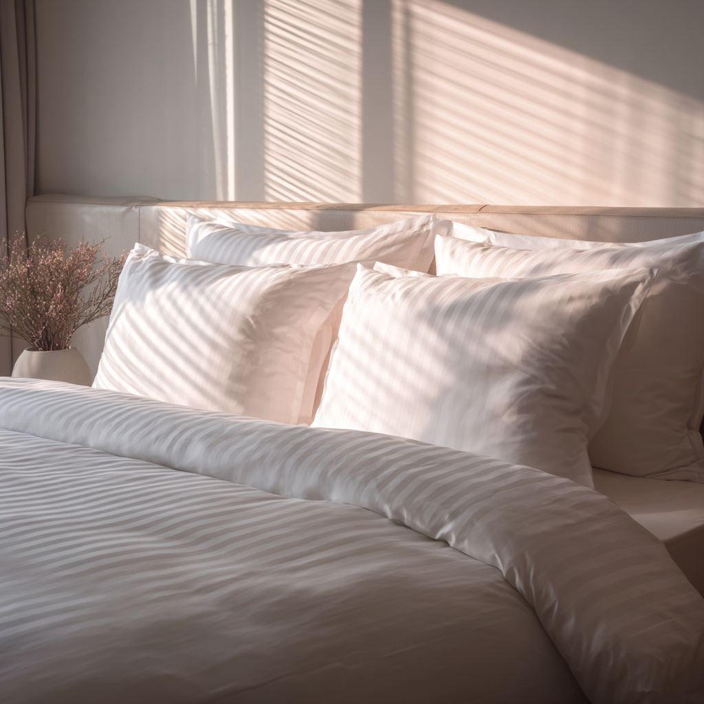 Almohadas Promocionales - paquete de dos piezas, Satin Stripe