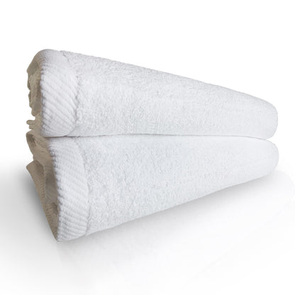 Toalla de piscina blanca