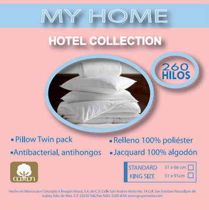 Almohadas Promocionales - paquete de dos piezas, Satin Stripe